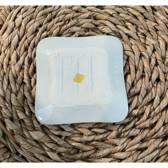 Vintage Otagiri Japan Asian Blue White Trinket Dish Set of 2 Porcelain Floral - Picture 8 of 9